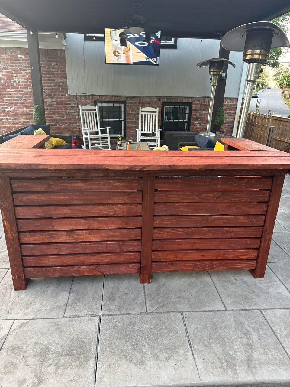 Commissioned Outdoor Bar