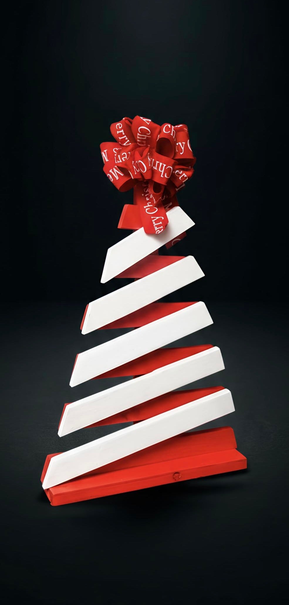 Ribbon Christmas Tree – Handcrafted Holiday Decor