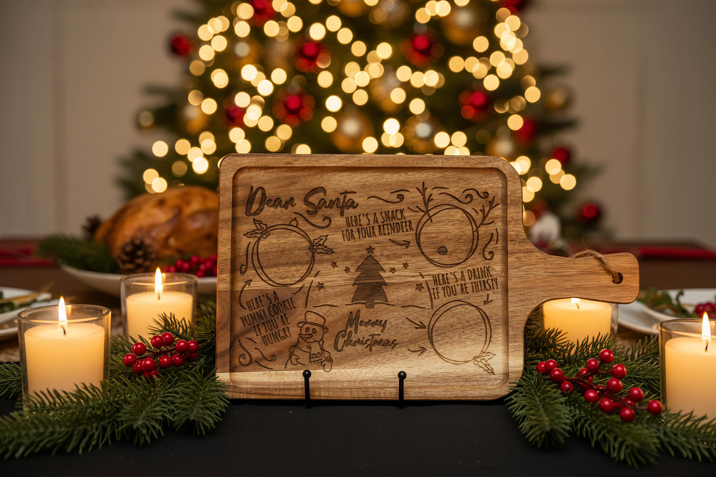 Santa Snack Tray