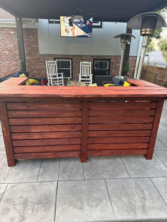 Commissioned Outdoor Bar