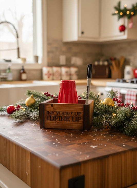 “Ink Your Drink” Red Cup Holder – Name-It-Once Party Station