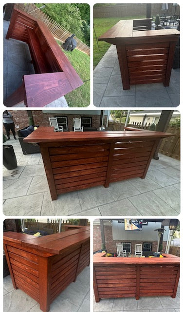 Commissioned Outdoor Bar